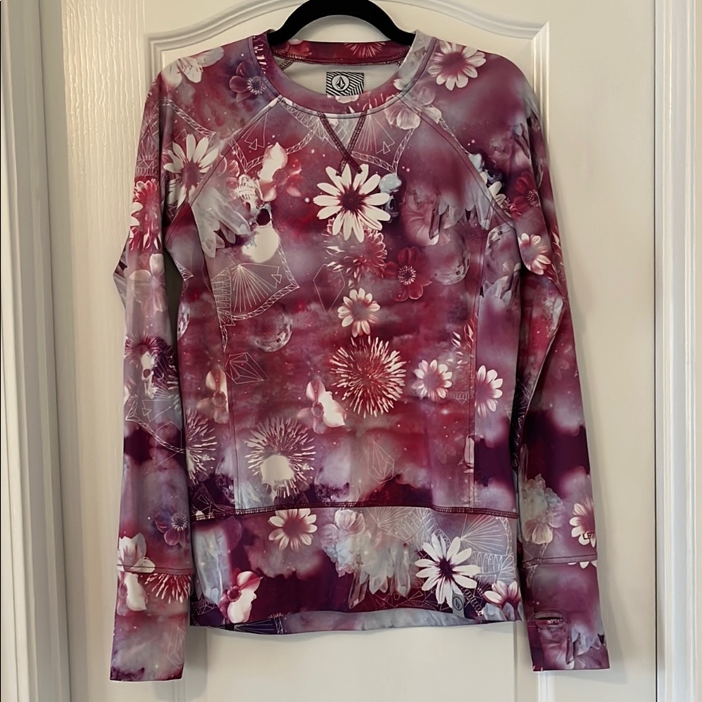 Volcom Floral Galatic Athletic Top